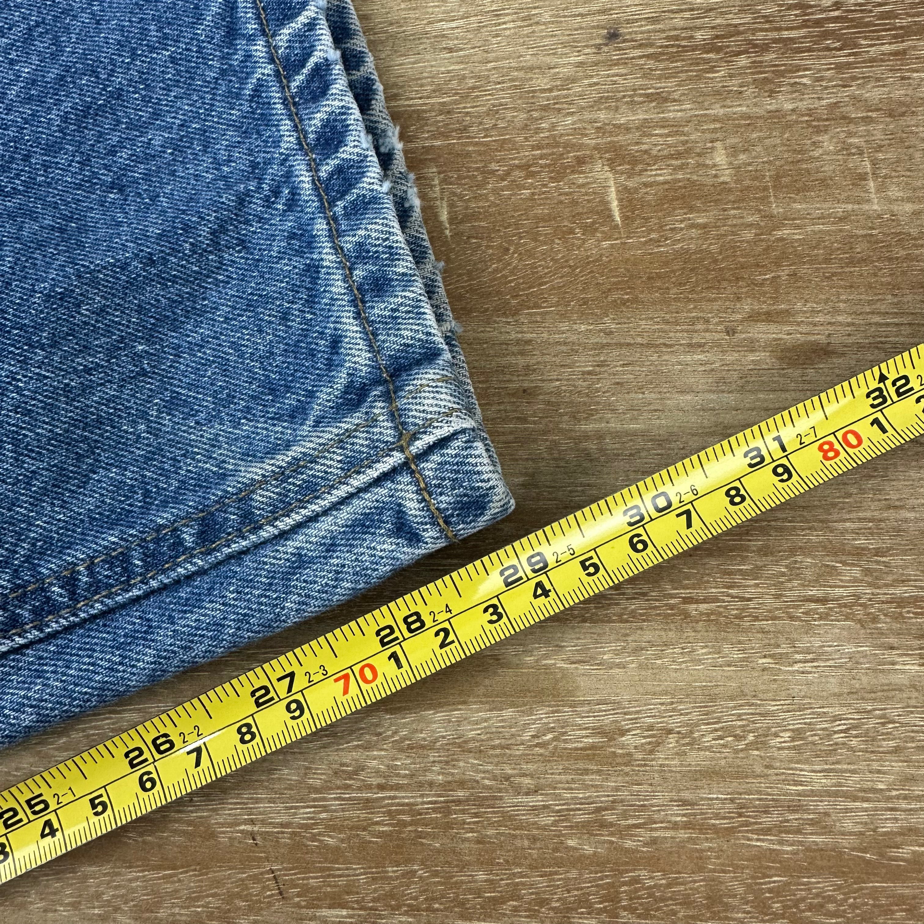 Carhartt Relaxed Fit Mens 44x30 Jeans Workwear Work B17 Denim (measures 42x29)