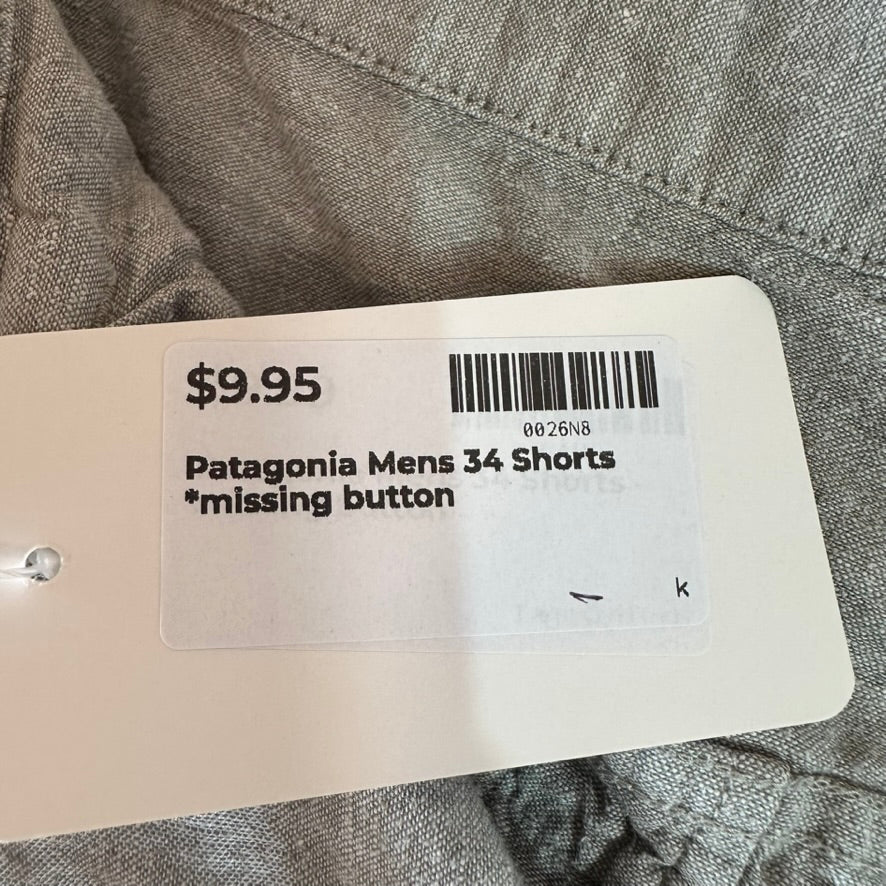 Patagonia Mens 34 Green Shorts