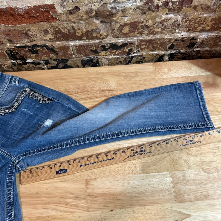 Miss Me Capri Jeans Womens 28