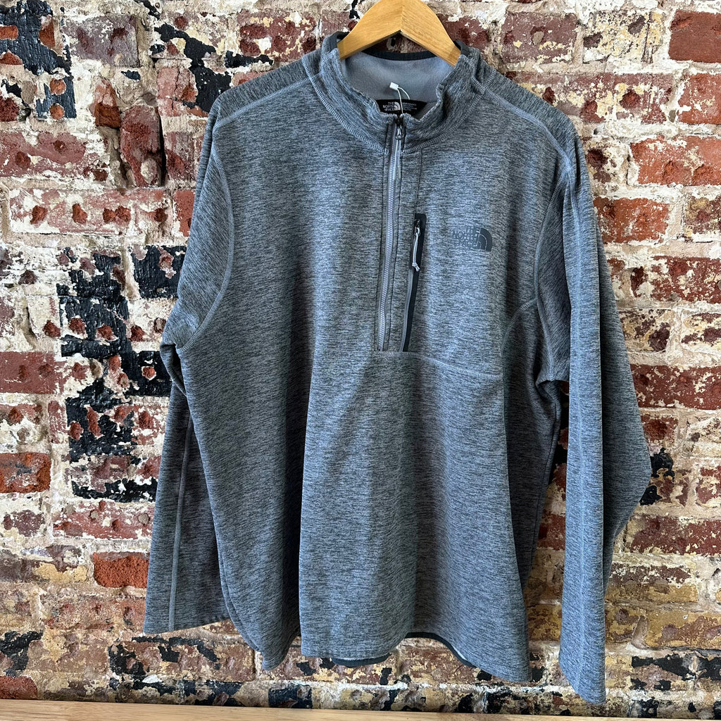 The North Face Pullover 1/2 Zip Mens 2XL Gray Fleece Canyonlands Long Sleeve