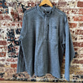 The North Face Pullover 1/2 Zip Mens 2XL Gray Fleece Canyonlands Long Sleeve