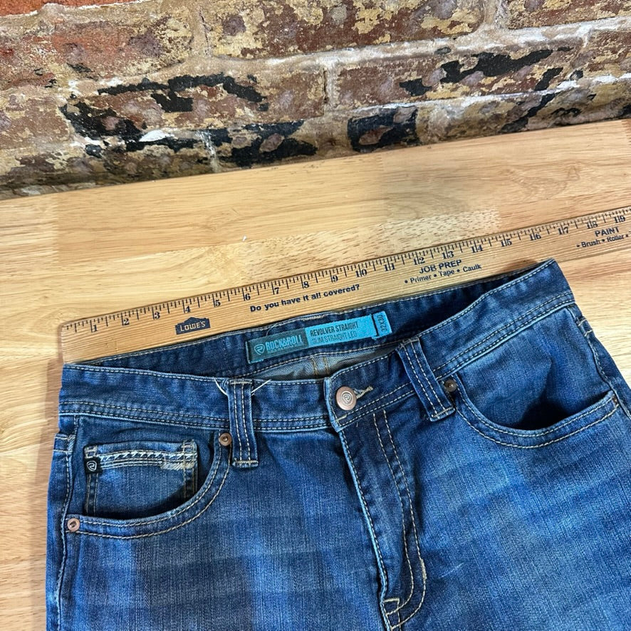 Rock N Roll Mens 32x30 Straight Jeans