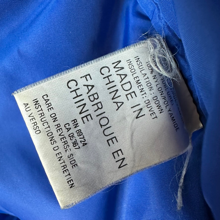 Columbia Men's Duck Down Puffer Jacket Black Full Zip