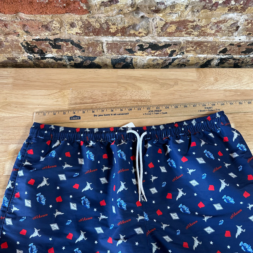 Magellan Mens 2XL Blue Arkansas Shorts
