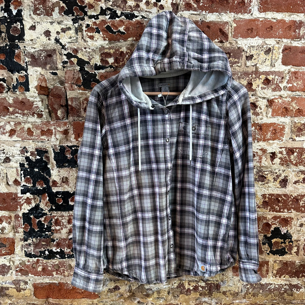 Carhartt Womens Small Button Up Flannel Shirt