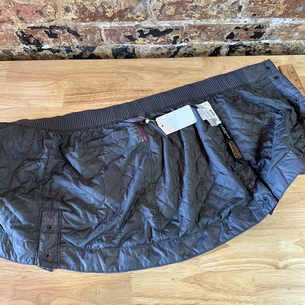 Stio Womens Small Snap Front Insulated Skirt Gray Gorpcore Outdoor
