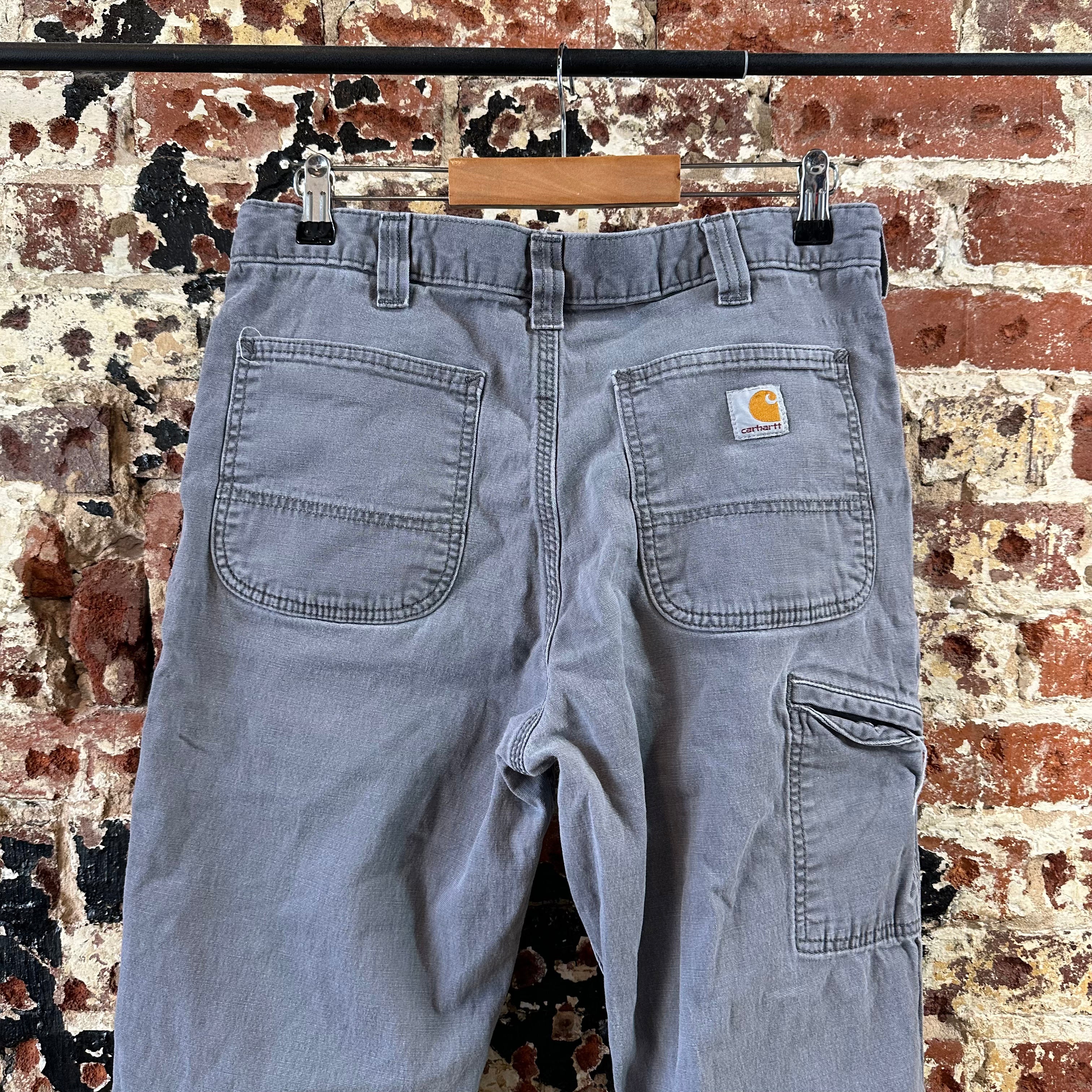 Carhartt Mens 32x30 Gray Pants