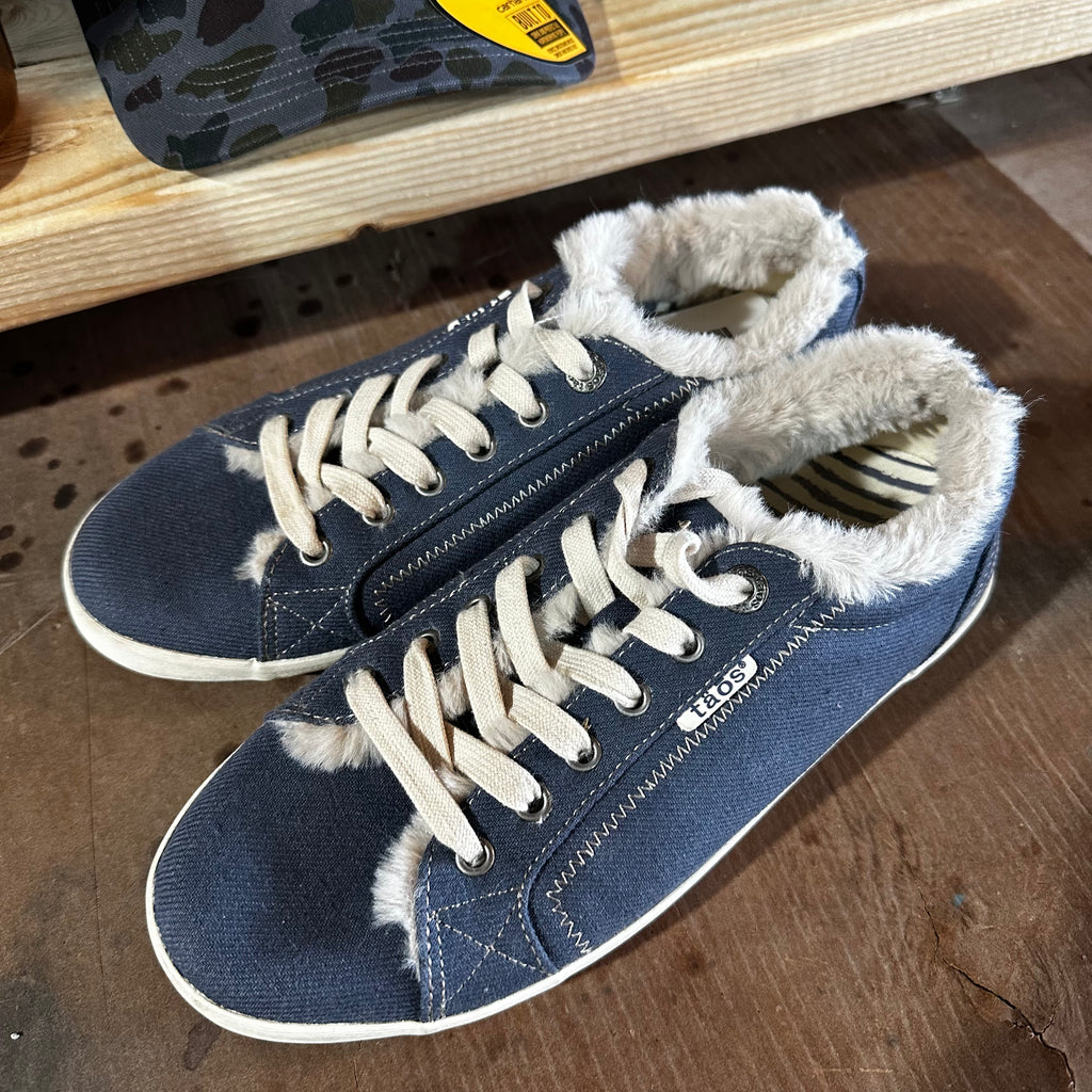 Womens Taos Starline Blue Low Top Lined Casual Shoes Sneakers Size 9.5 M