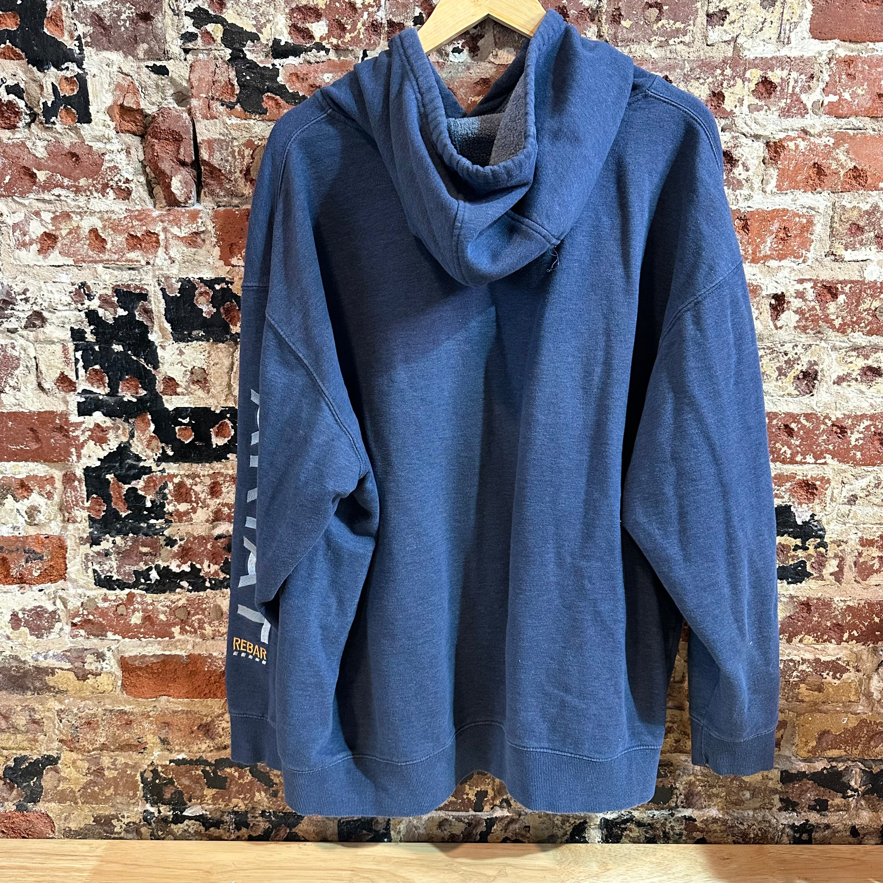 Ariat Rebar Blue Hoodie 2XL