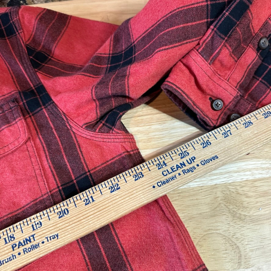Carhartt Mens Medium Red Flannel Shirt