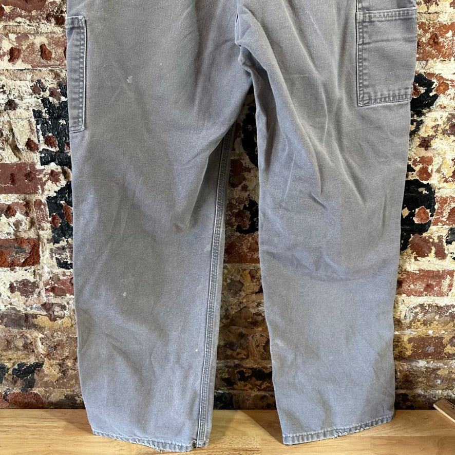 Carhartt Mens 34x32 Gray Pants