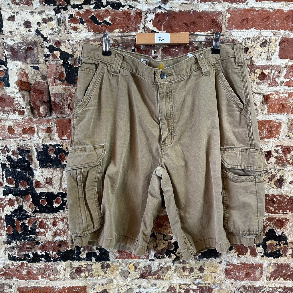 Carhartt Cargo Tan Shorts Mens 38