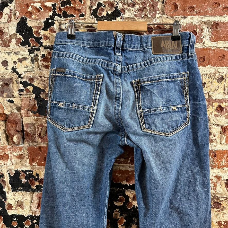 Ariat M5 Straight Blue Jeans Men's 32x34 Western Cowboy