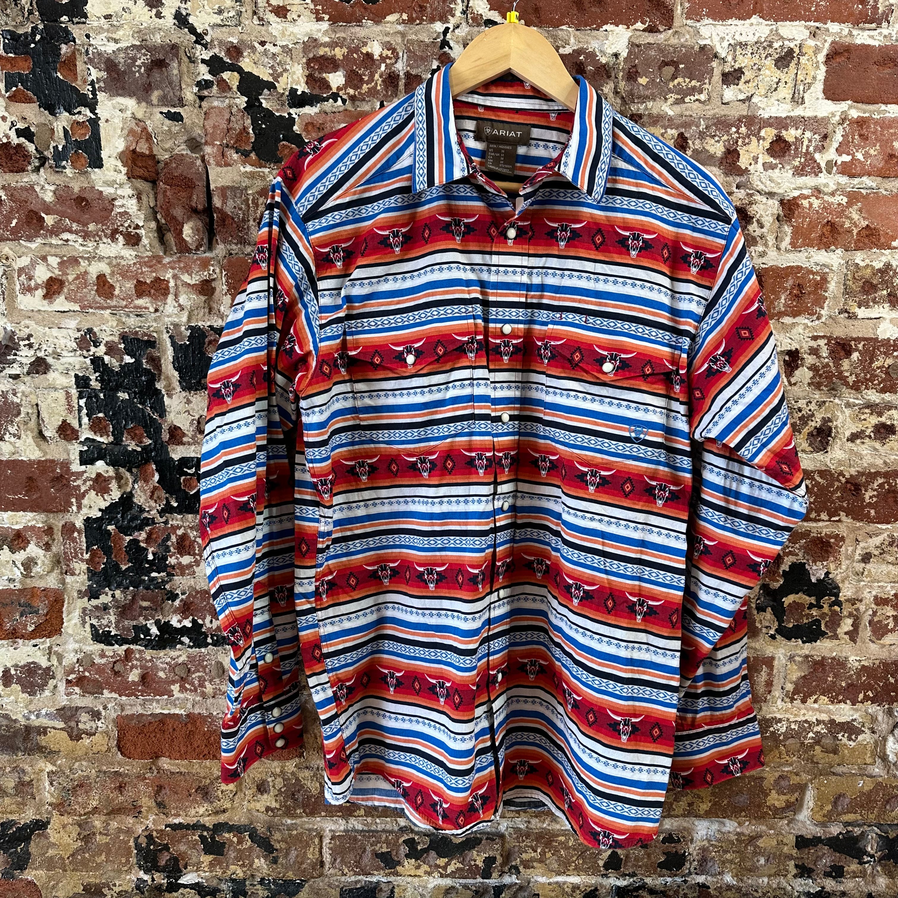 Ariat Button Up L/S Shirt Mens Medium