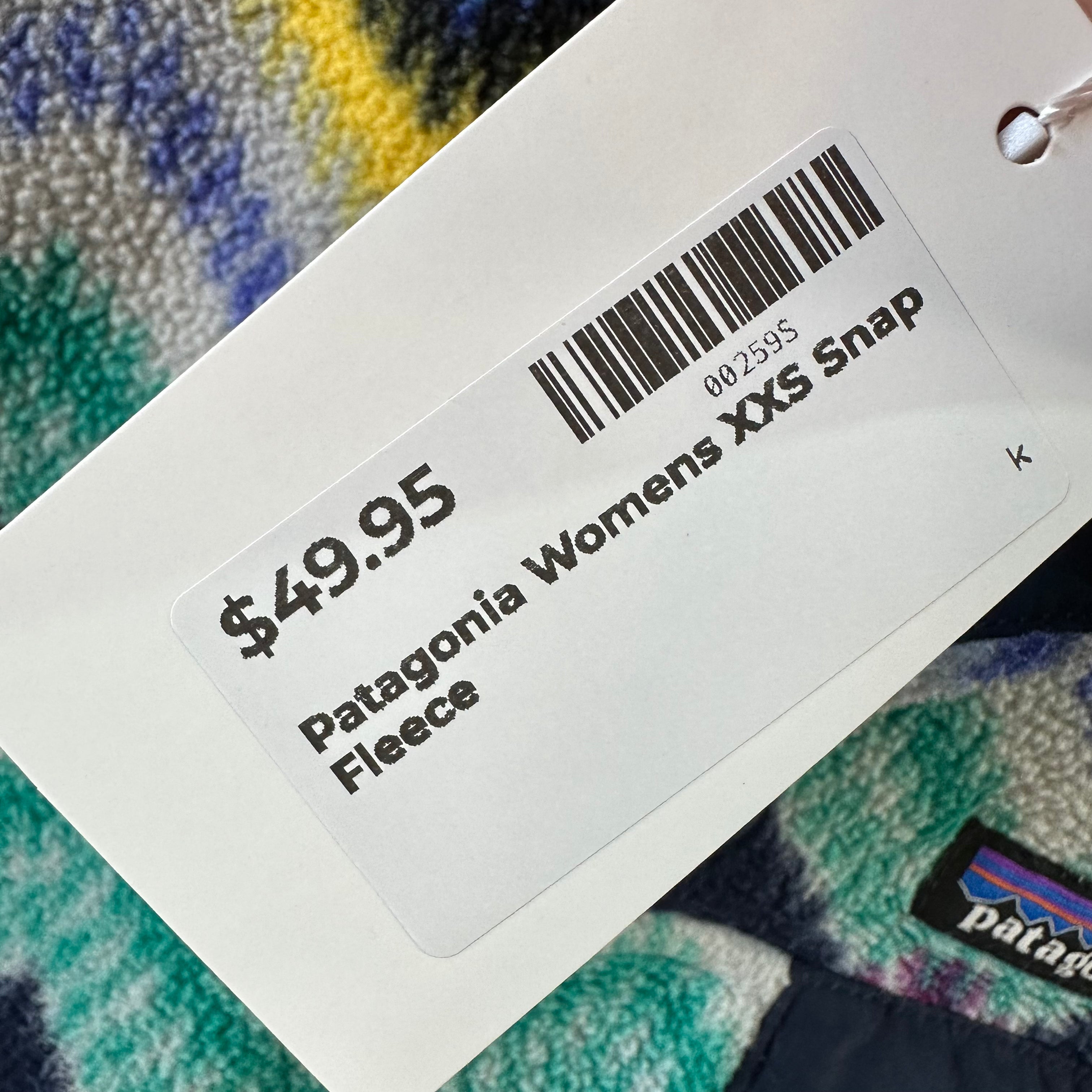 Patagonia Synchilla Womens Snap-T Aztec Fleece Jacket Pullover Size XXS