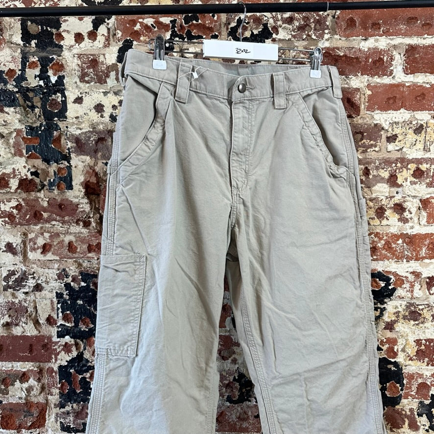 Carhartt Mens 32x32 Tan Pants