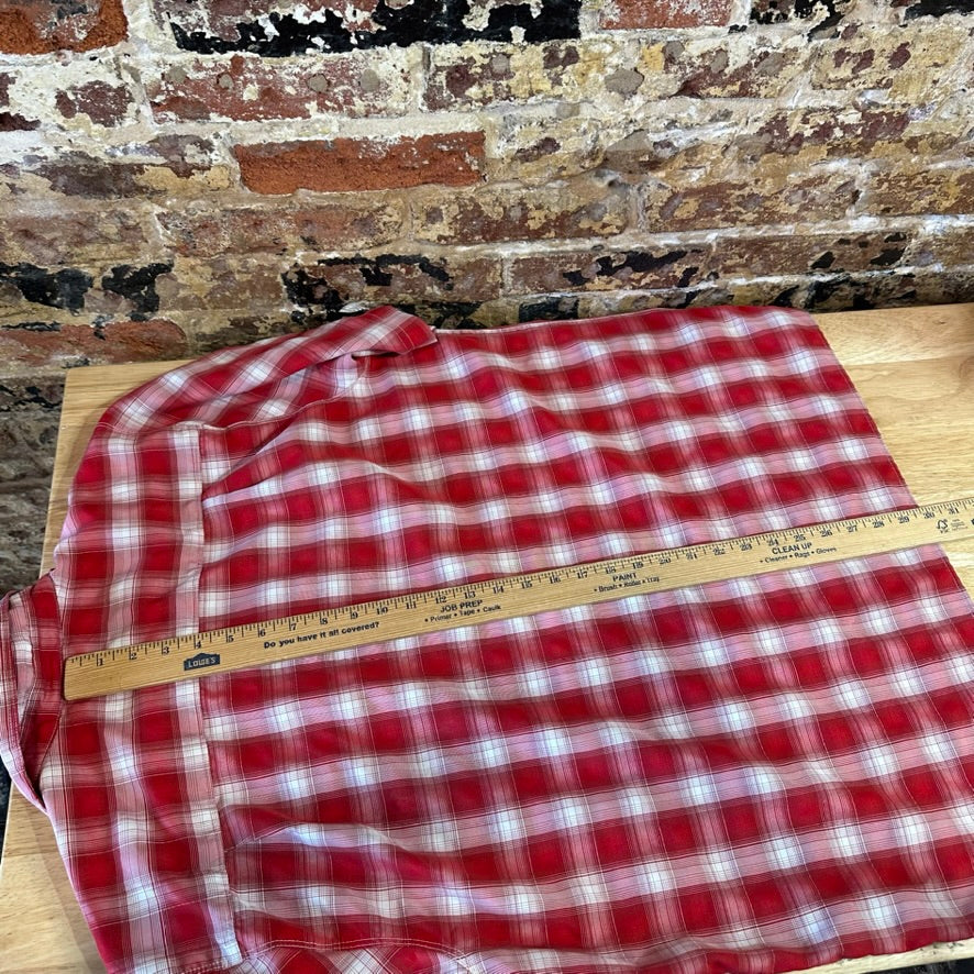 North Face Men’s XL S/S Red Button up