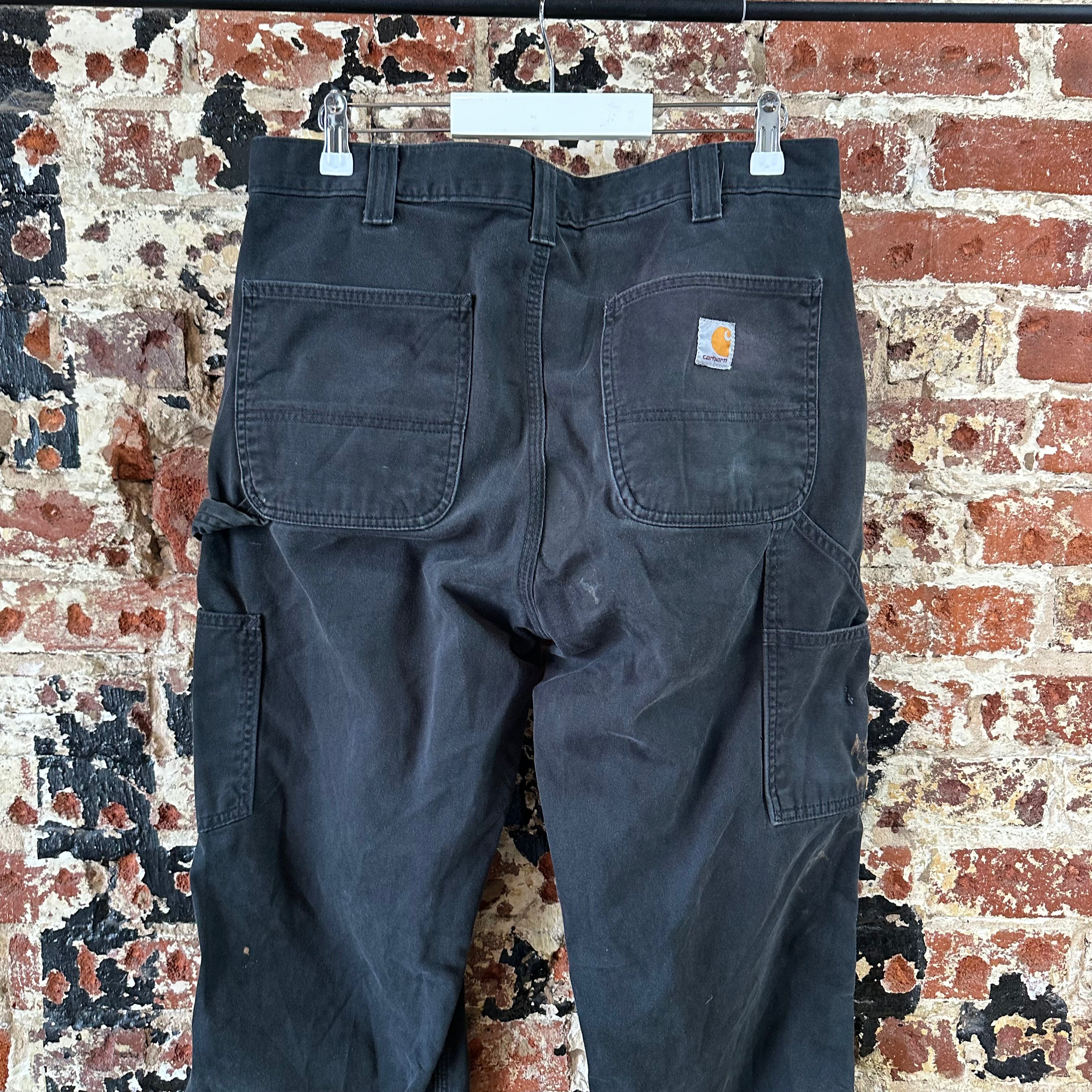 Carhartt Mens 34x36 Black Pants