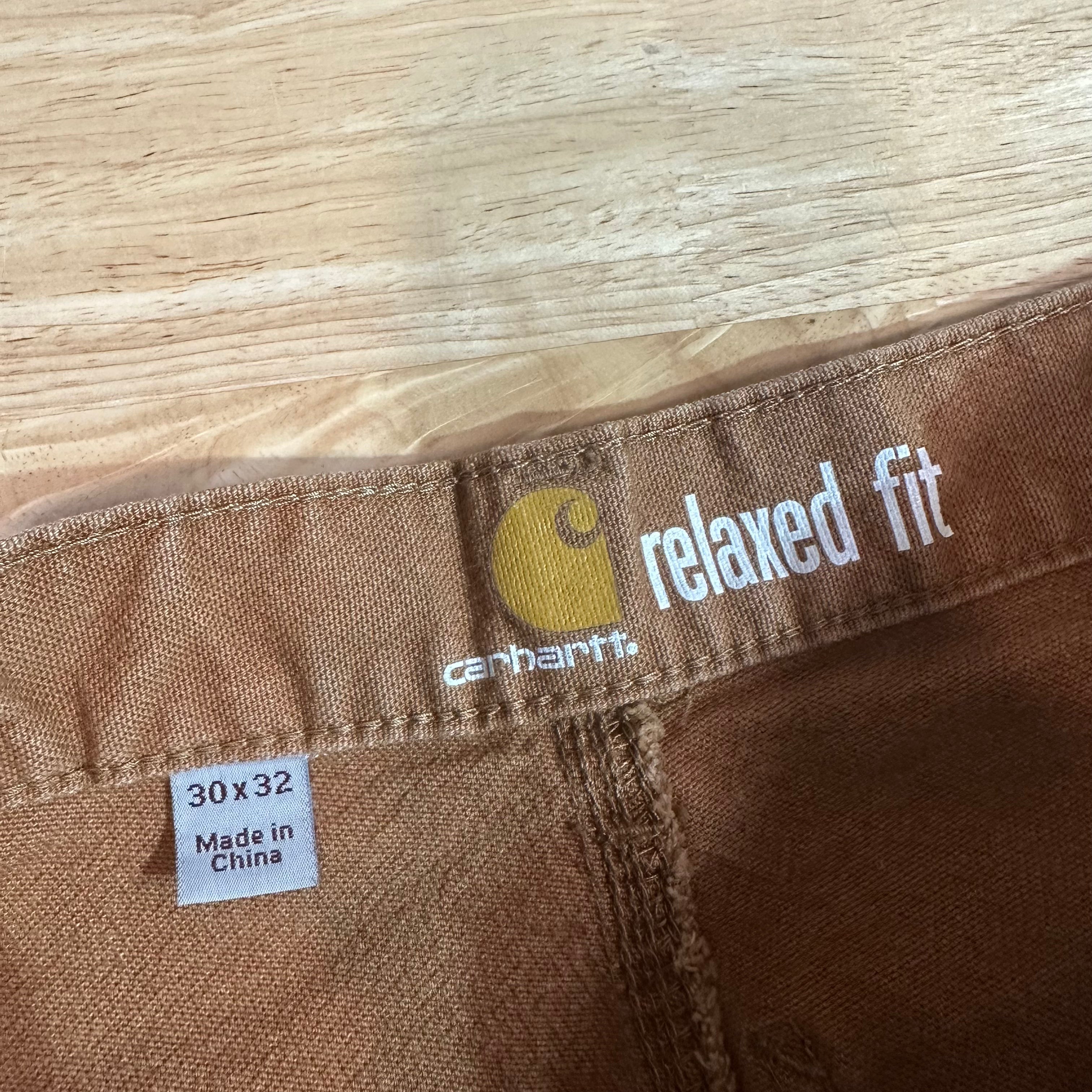 Carhartt Mens 30x32 Brown Pants
