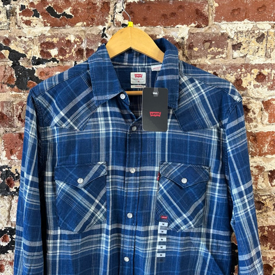 Levi's Mens Medium Pearl Snap Western Shirt NEW