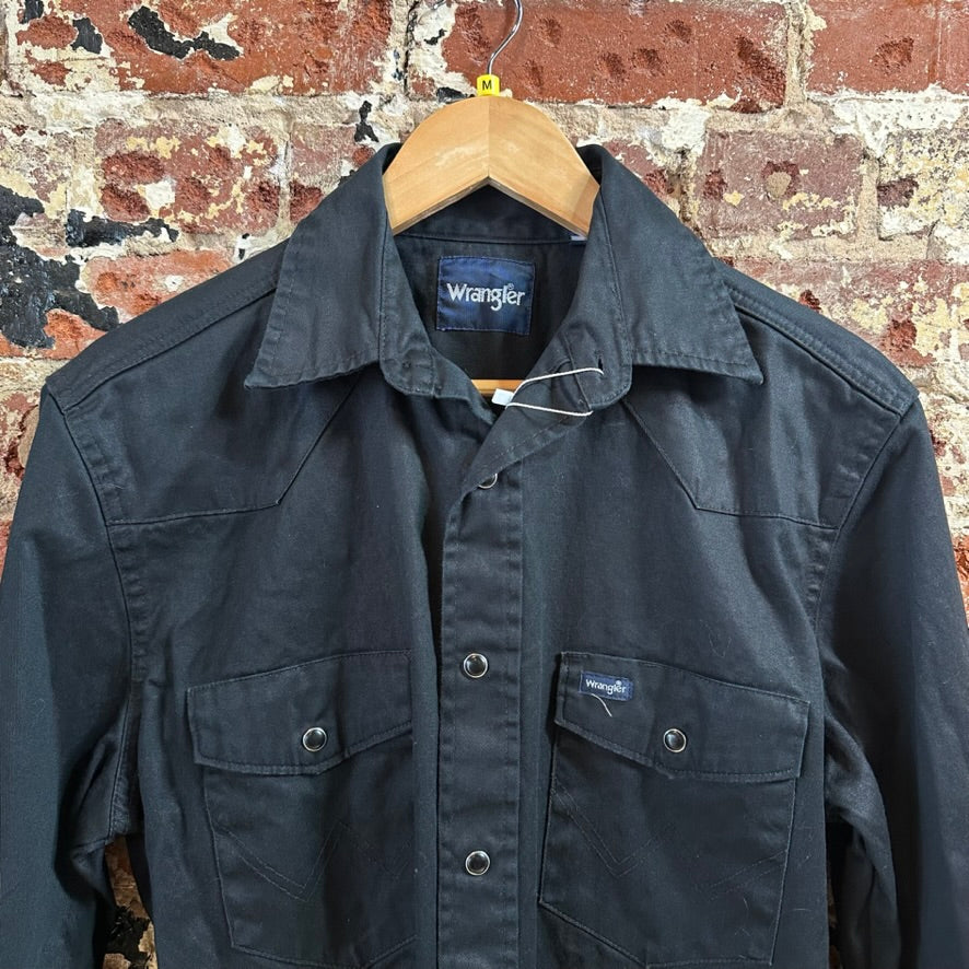 Wrangler Men's Medium Black Western Shirt