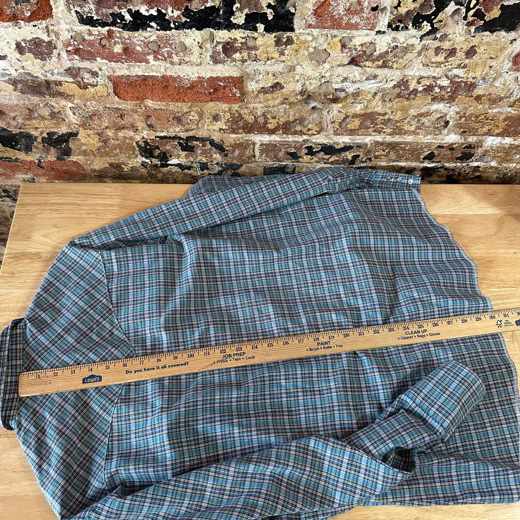 Wrangler Men's Large Plaid Western Shirt