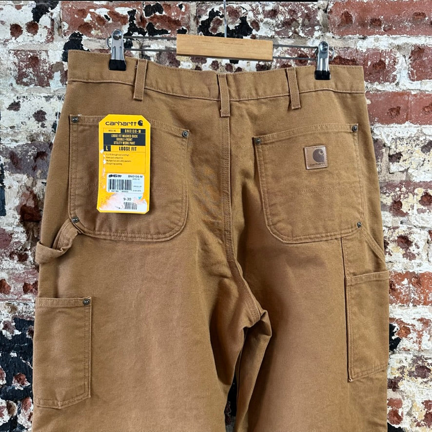 Carhartt B01 Mens 34x32 Brown Pants NEW