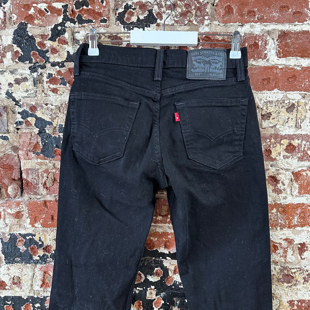 Levis Mens 511 Black Jeans 29x32 Slim Fit Modern Denim Levi's