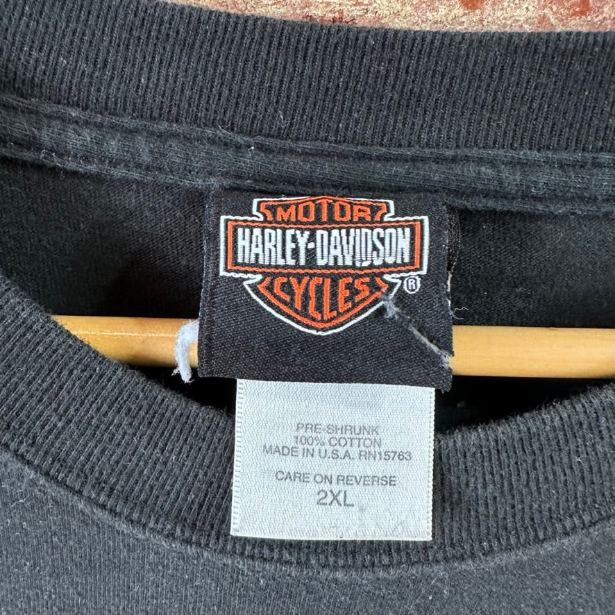 Harley Davidson Men's 2XL S/S Black T-Shirt