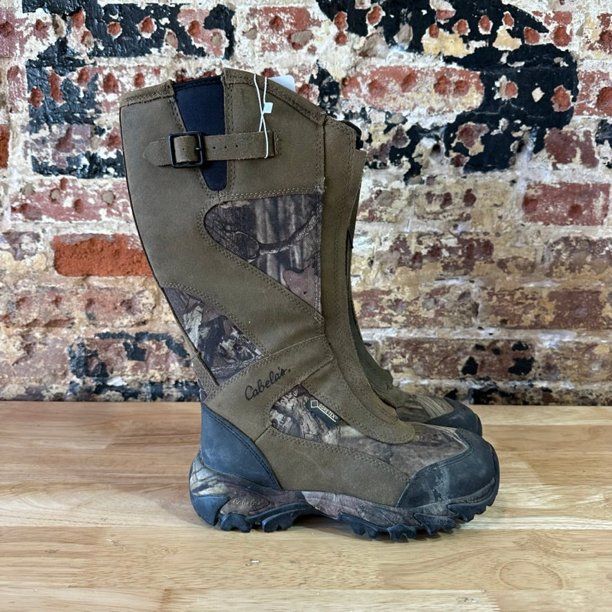 Cabela’s Camouflage Hunting Snake Boots Size 6.5 Green Camo