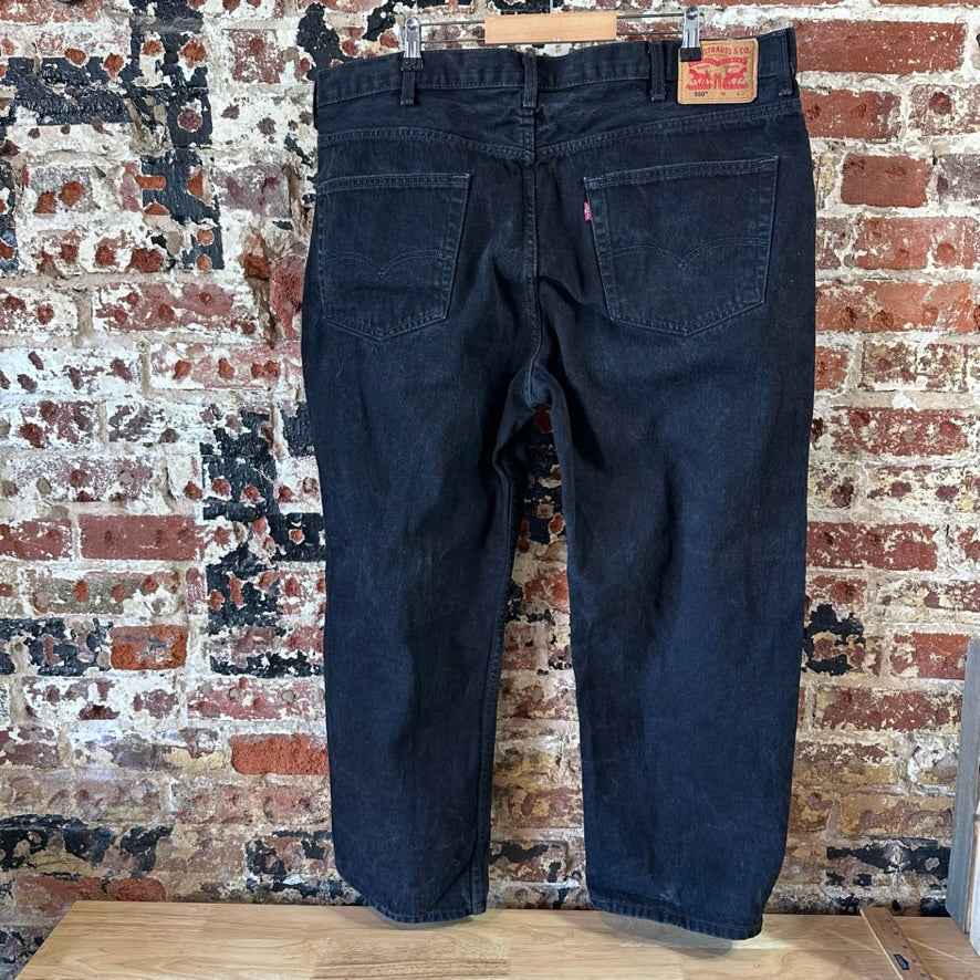 Levi's Mens 44x29 Black Jeans