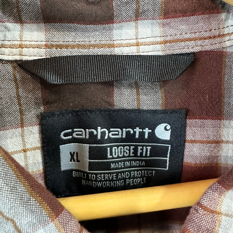Carhartt Mens XL Long Sleeve Button Up