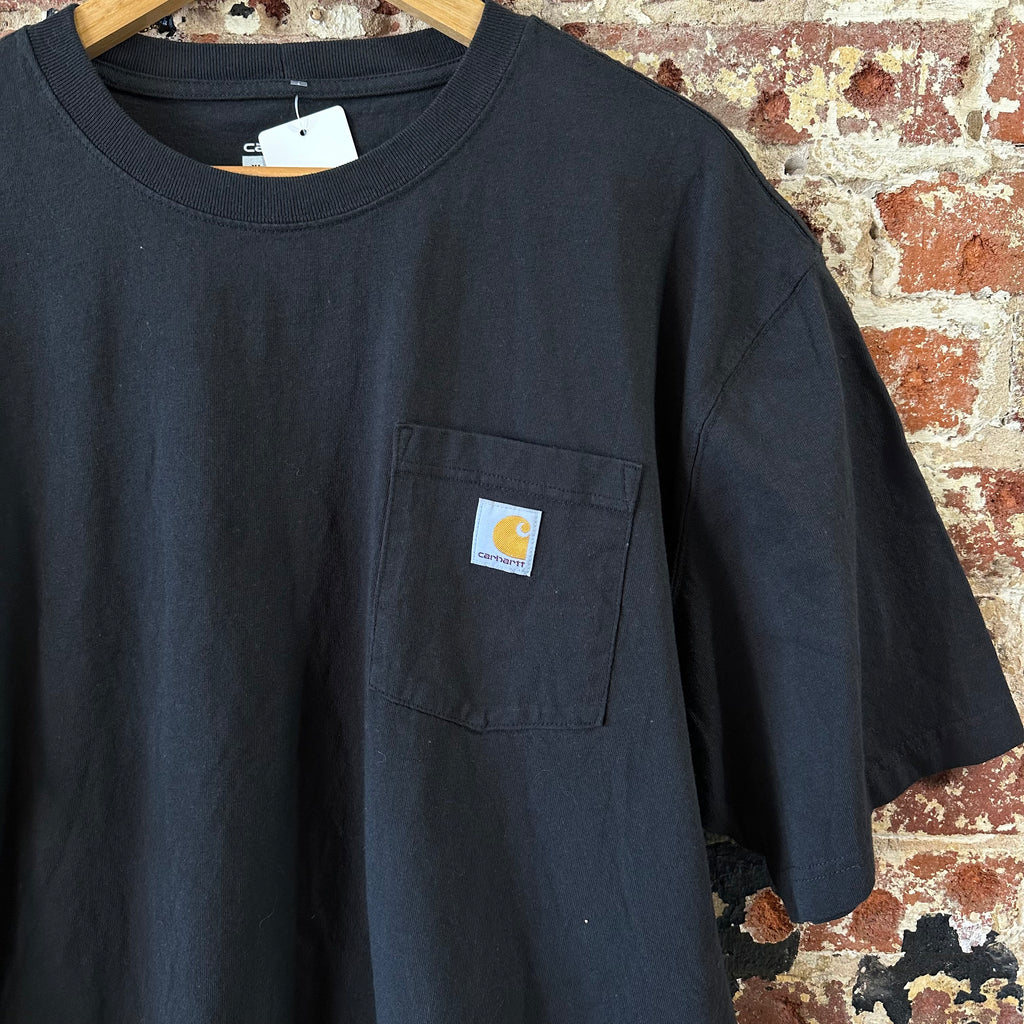 Carhartt T Shirt Mens XL Short Sleeve BLK Black T-Shirt