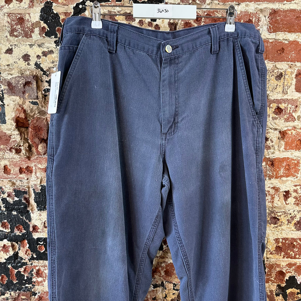 Carhartt Mens 36x30 Blue Pants