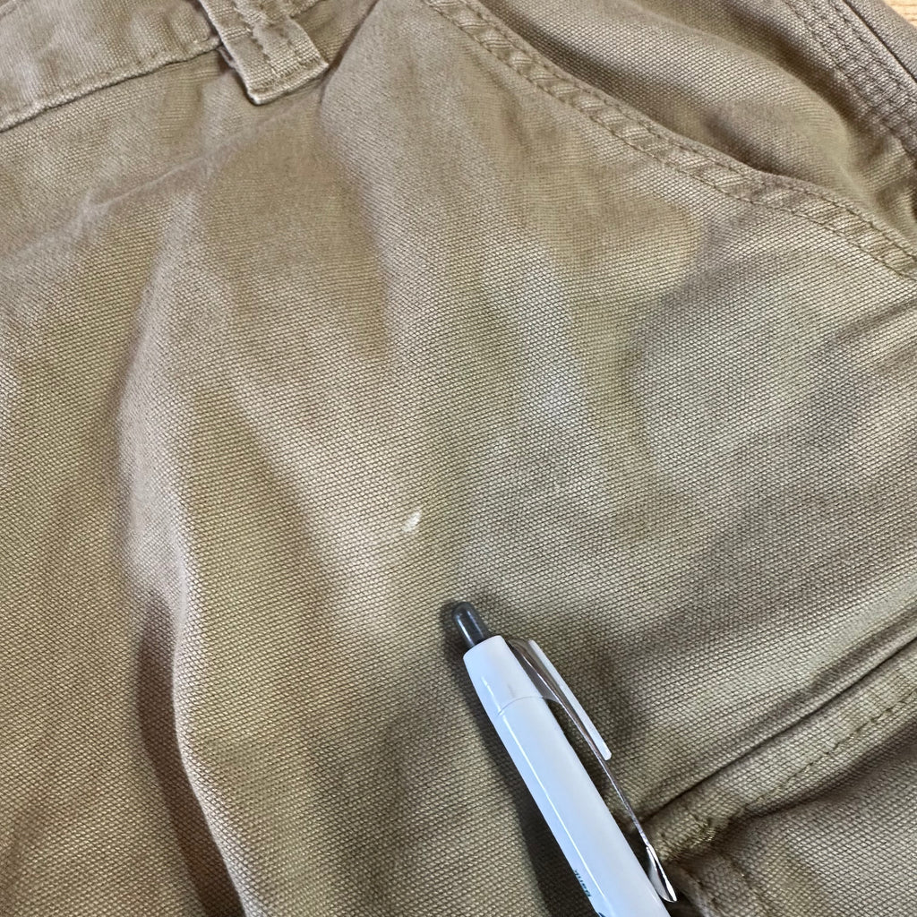 Carhartt Cargo Tan Shorts Mens 38