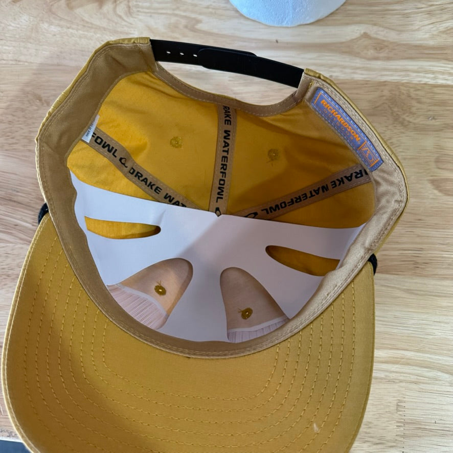 Drake Waterfowl Logo Rope Hat Snap Back Hat Yellow New