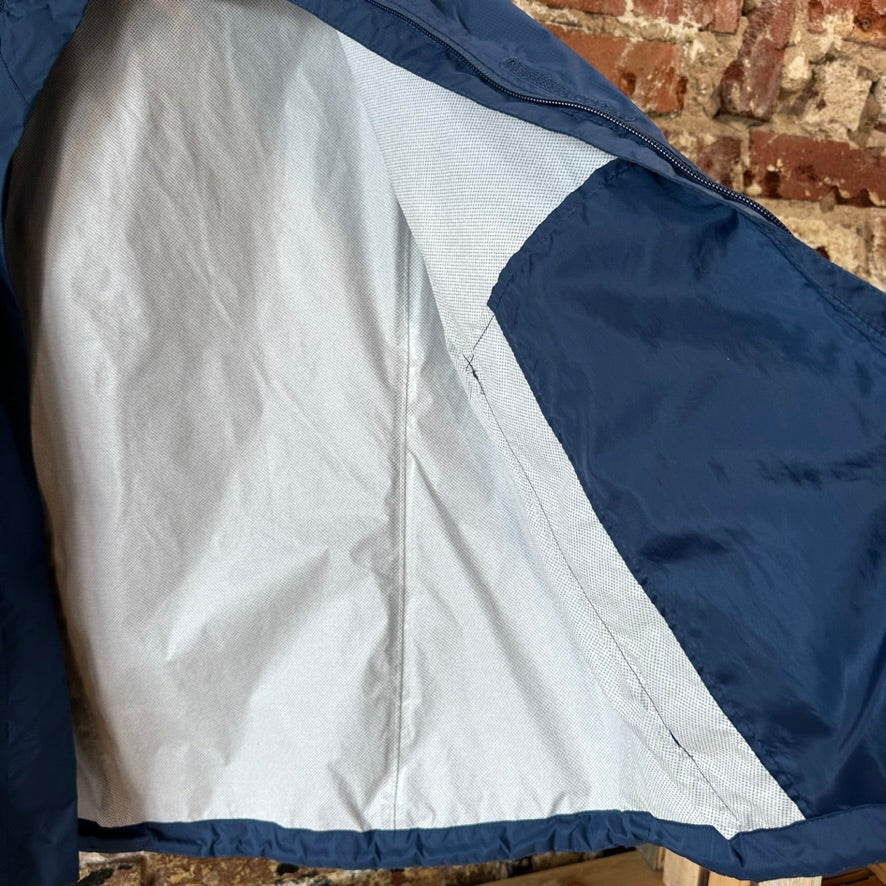 North Face Womens XL Blue Rain Jacket