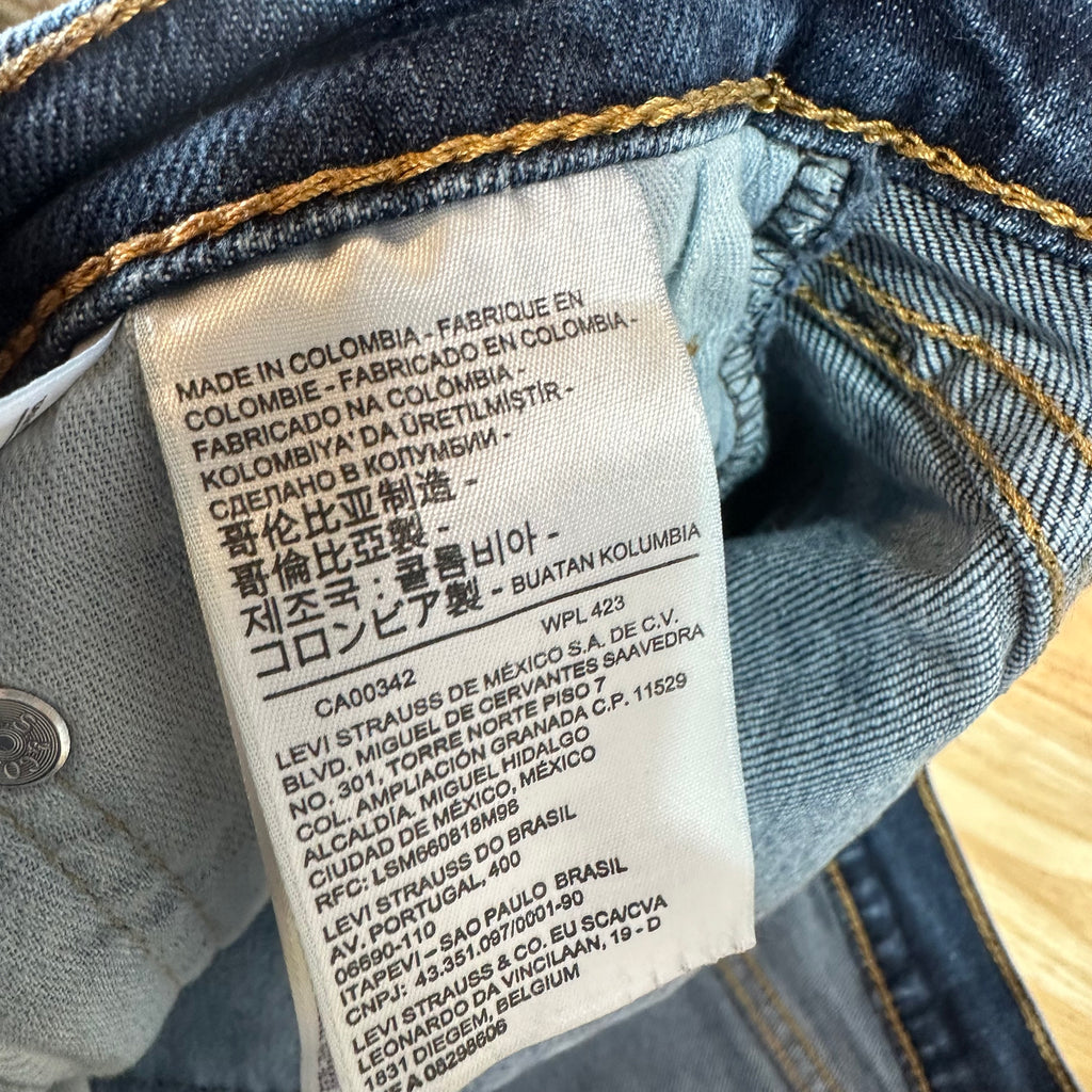Levi's 505 Mens 32x30 Blue Jeans