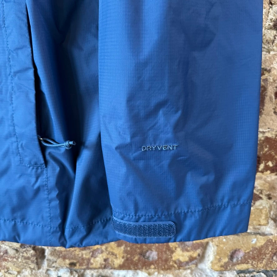 North Face Womens XL Blue Rain Jacket