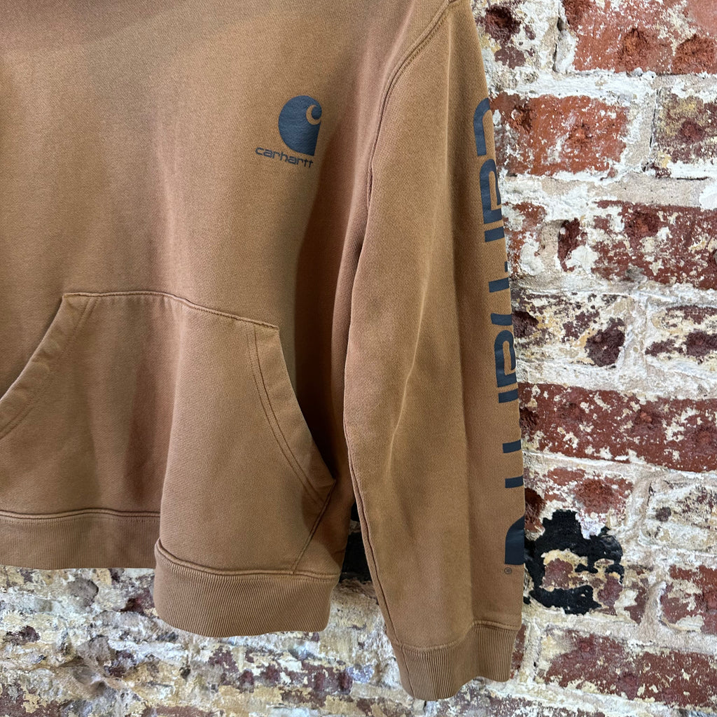 Carhartt Boys Large Brown Hoodie