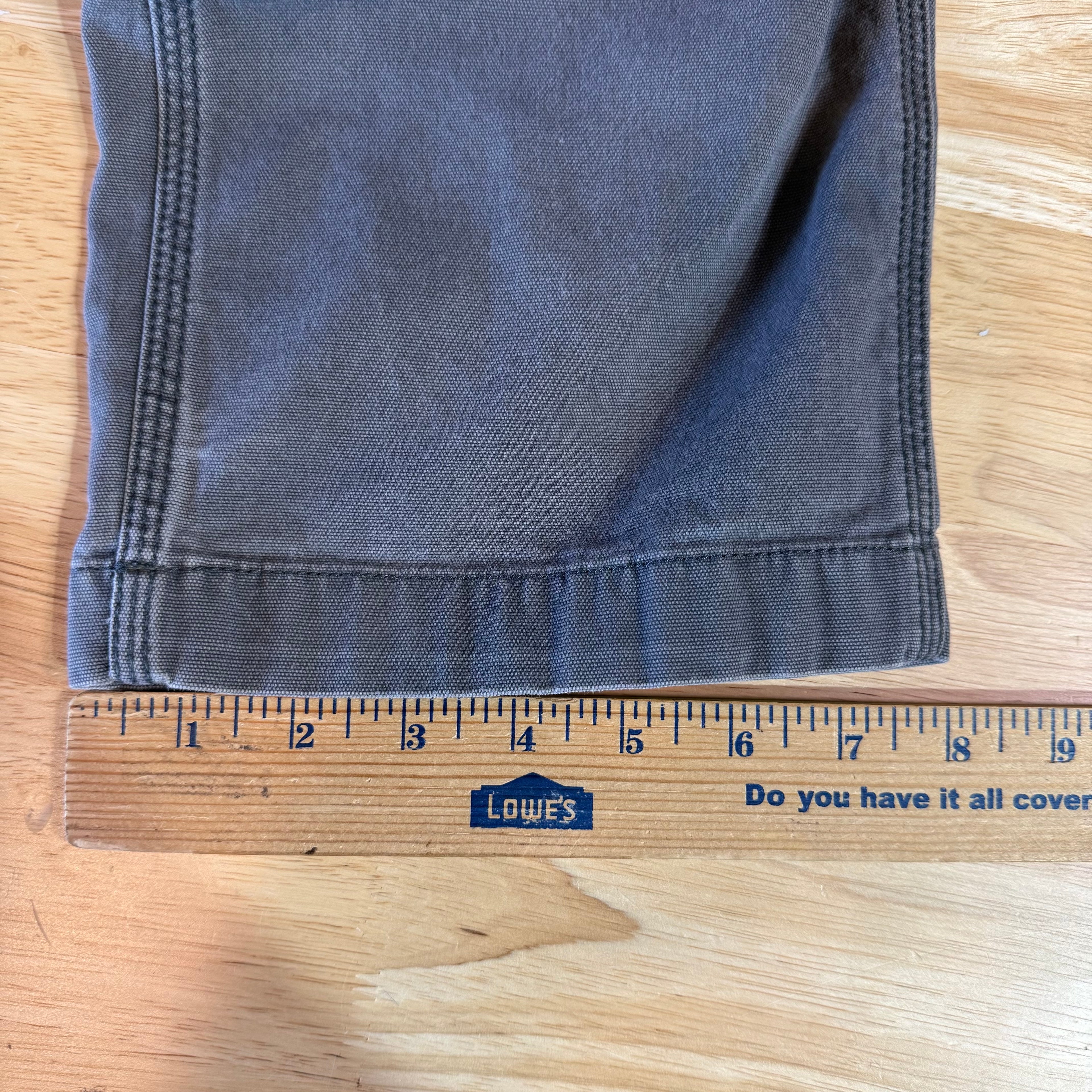 Carhartt Double Knee Gray Pants Mens 32x30