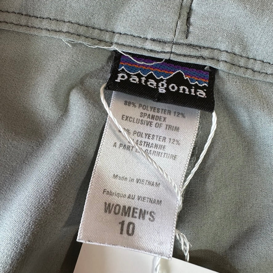 Patagonia All Out Womens 10 Bluish Gray Capris 33x23.5"