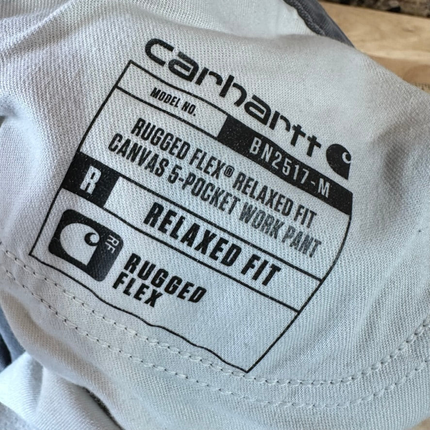 Carhartt Mens 44x32 Gray Pants