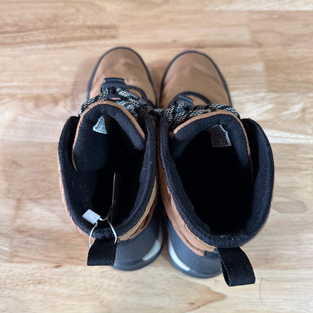 Sorel Whitney II Short Elastic Lace Winter Boots Waterproof Elk Womens 7 Brown