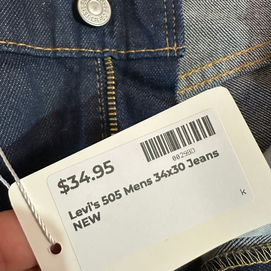 Levi's 505 Mens 34x30 Jeans