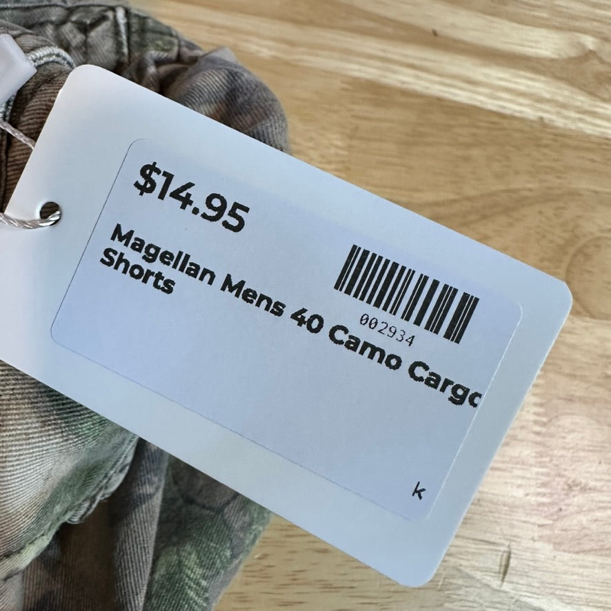 Magellan Camo Cargo Shorts Mens 40