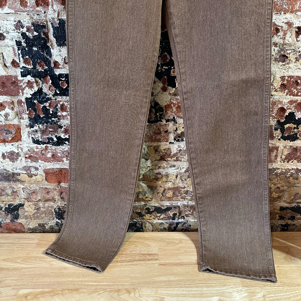 Wrangler Mens 28X34 Brown Jeans NEW