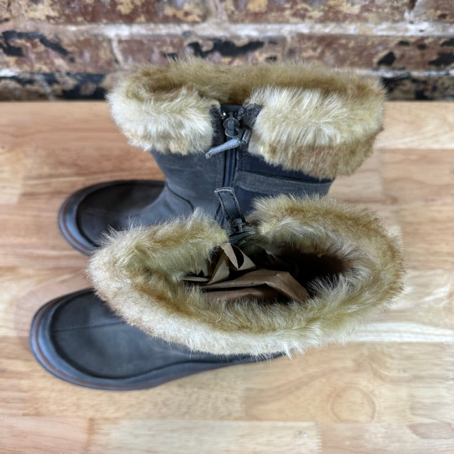 Merrell Decora Chant Black Womens 9 Waterproof Leather Insulated Winter Boots