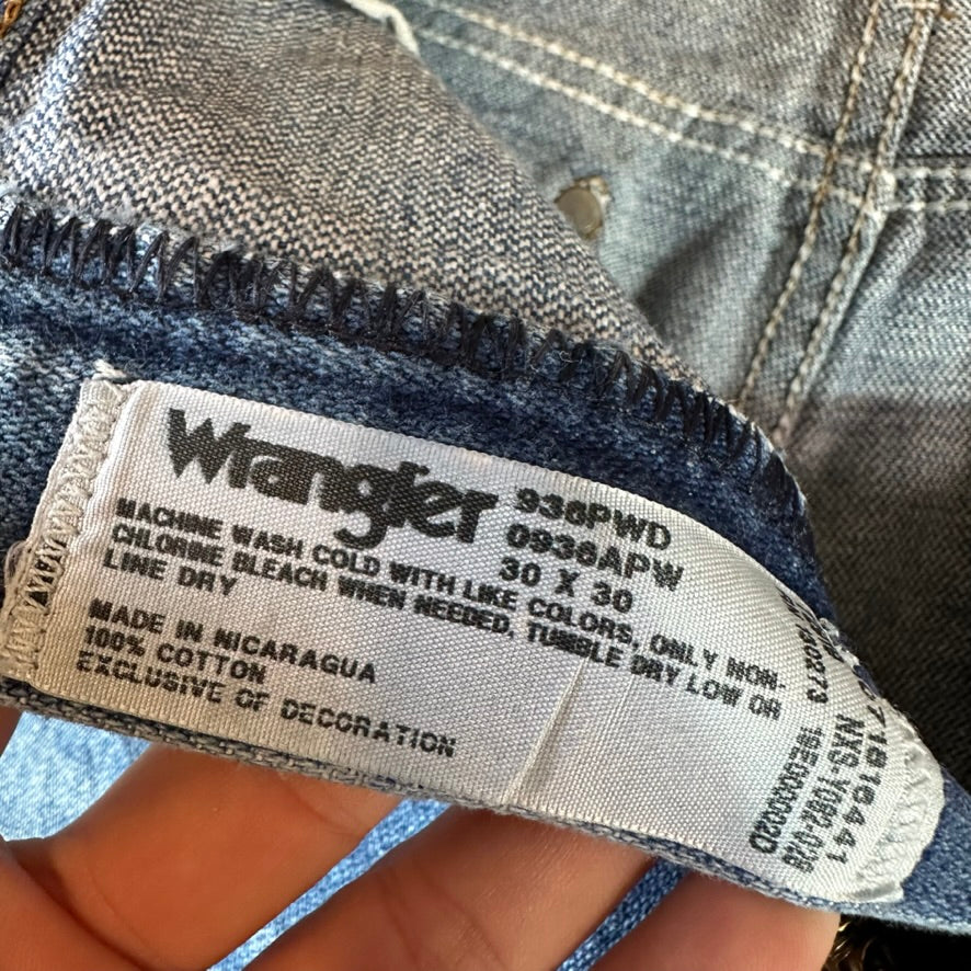 Wrangler Mens 30x30 Blue Jeans