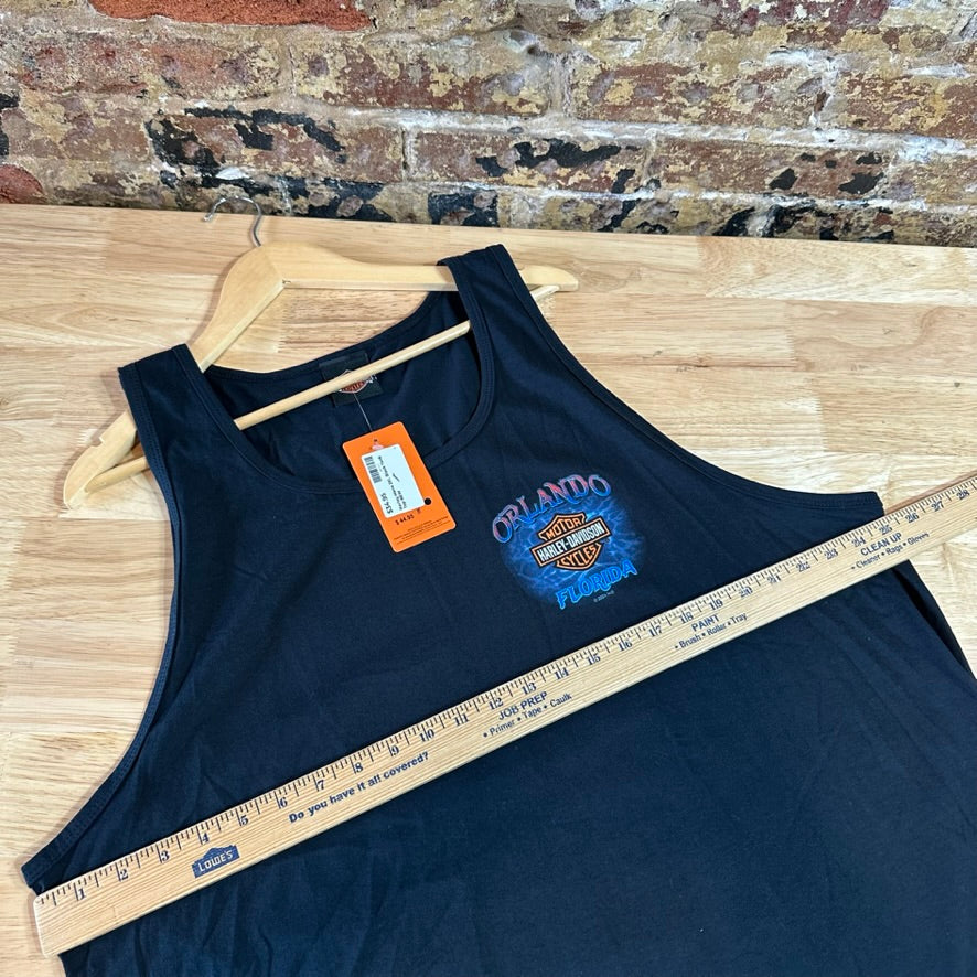 Harley Davidson Men's 2XL Tank Top Black NEW